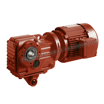 K Series Helical Bevel Gear Motor with Hollow Shaft and Torque Arm