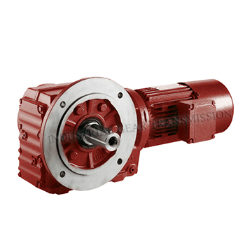 K Series Helical Bevel Gear Reducer Motor with Solid Output Shaft
