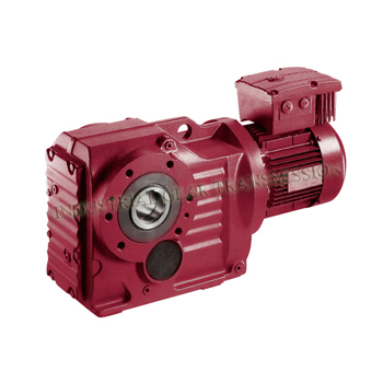 S Series Right Angle Helical Worm Geared Motor with Hollow Shaft