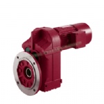F Series Parallel Shaft Helical Geared Motor with Hollow Output Shaft and Foot Mounted