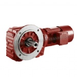 K Series Helical Bevel Gear Reducer Motor with Solid Output Shaft
