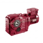 S Series Right Angle Helical Worm Geared Motor with Hollow Shaft